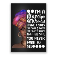 I'm A March Woman Cute Birthday Poster