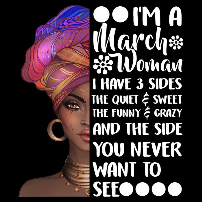 I'm A March Woman Cute Birthday Poster