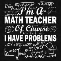 I'm A Math Teacher Of Course I Have Problems Ladies PosiCharge Tri-Blend Wicking Tank