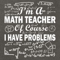 I'm A Math Teacher Of Course I Have Problems Cotton Canvas Backpack