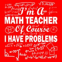 I'm A Math Teacher Of Course I Have Problems Metallic Star Ornament
