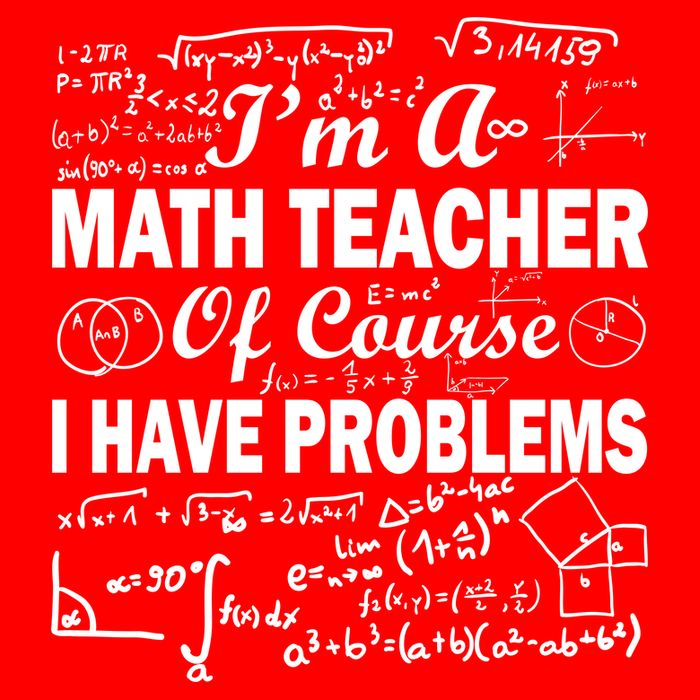 I'm A Math Teacher Of Course I Have Problems Metallic Star Ornament