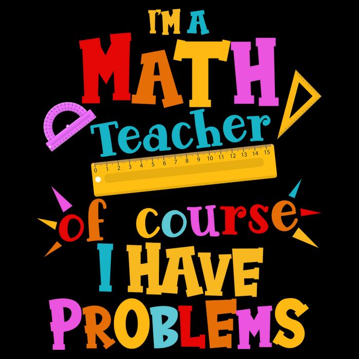 I'm A Math Teacher Of Course I Have Problems Funny Impact Tech Backpack
