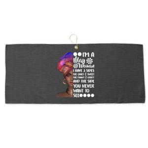 I'm A May Woman Cute Birthday Large Microfiber Waffle Golf Towel