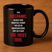 I'm A Mechanic 11oz C Handle Ceramic Mug