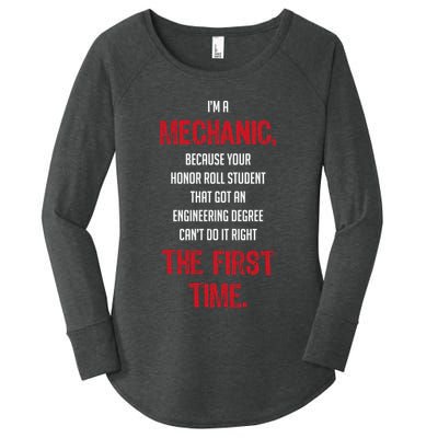 I'm A Mechanic Women's Perfect Tri Tunic Long Sleeve Shirt
