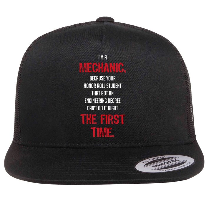I'm A Mechanic Flatbill Hat