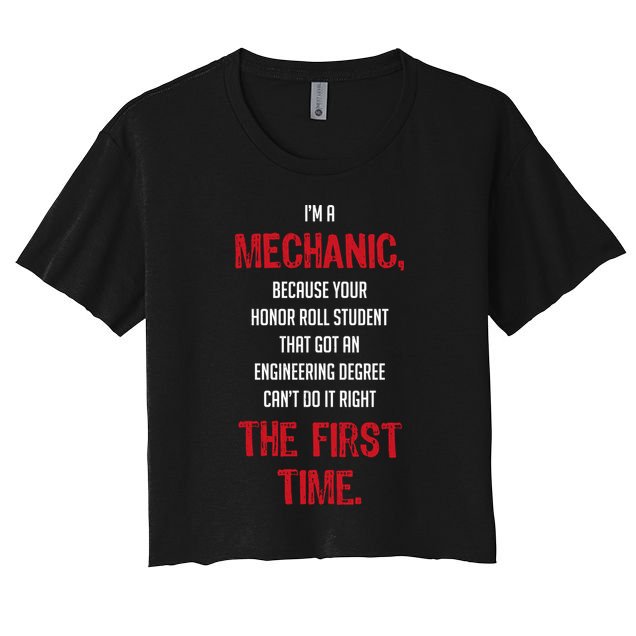 I'm A Mechanic Crop Top