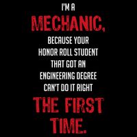 I'm A Mechanic Wool Snapback Cap