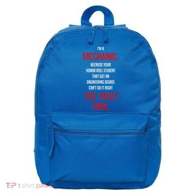 I'm A Mechanic 16 in Basic Backpack