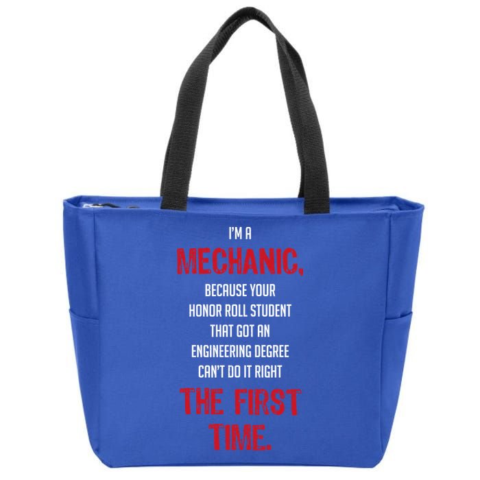 I'm A Mechanic Zip Tote Bag