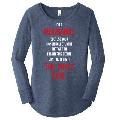 I'm A Mechanic Women's Perfect Tri Tunic Long Sleeve Shirt