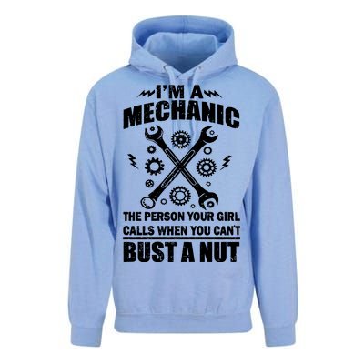 I'm A Mechanic Girl Calls When You Can't Bust A Nut Unisex Surf Hoodie