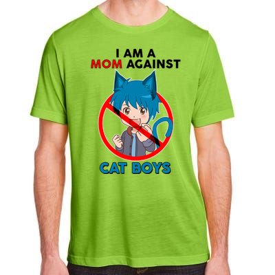 I'm A Mom Against Cat Boys Anime Cat Boys Adult ChromaSoft Performance T-Shirt