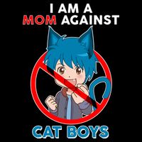 I'm A Mom Against Cat Boys Anime Cat Boys Cooling Performance Crew T-Shirt