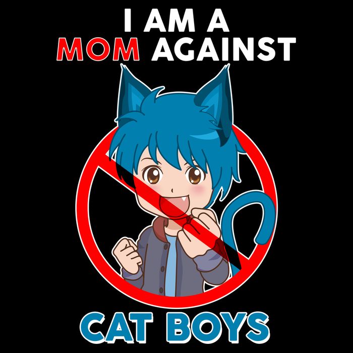 I'm A Mom Against Cat Boys Anime Cat Boys Cooling Performance Crew T-Shirt