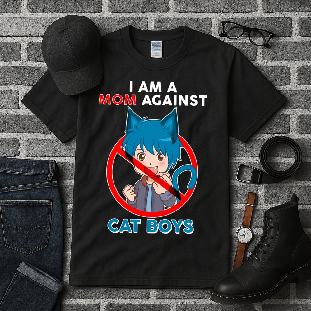 I'm A Mom Against Cat Boys Anime Cat Boys Tall T-Shirt