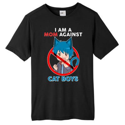 I'm A Mom Against Cat Boys Anime Cat Boys Tall Fusion ChromaSoft Performance T-Shirt