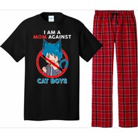 I'm A Mom Against Cat Boys Anime Cat Boys Pajama Set