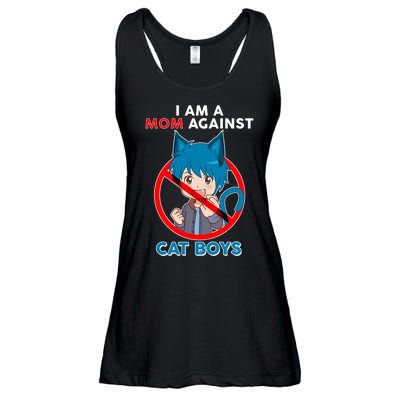 I'm A Mom Against Cat Boys Anime Cat Boys Ladies Essential Flowy Tank