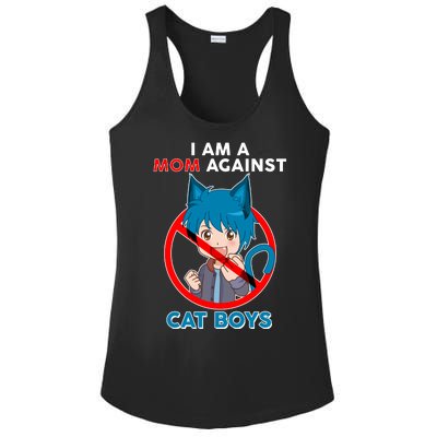 I'm A Mom Against Cat Boys Anime Cat Boys Ladies PosiCharge Competitor Racerback Tank