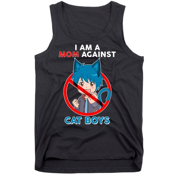 I'm A Mom Against Cat Boys Anime Cat Boys Tank Top