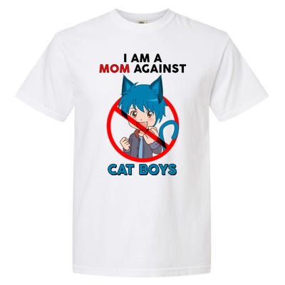 I'm A Mom Against Cat Boys Anime Cat Boys Garment-Dyed Heavyweight T-Shirt