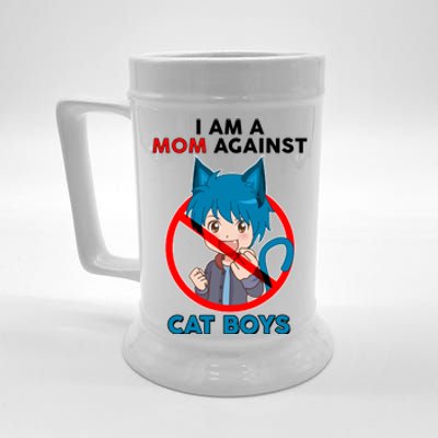 I'm A Mom Against Cat Boys Anime Cat Boys Beer Stein