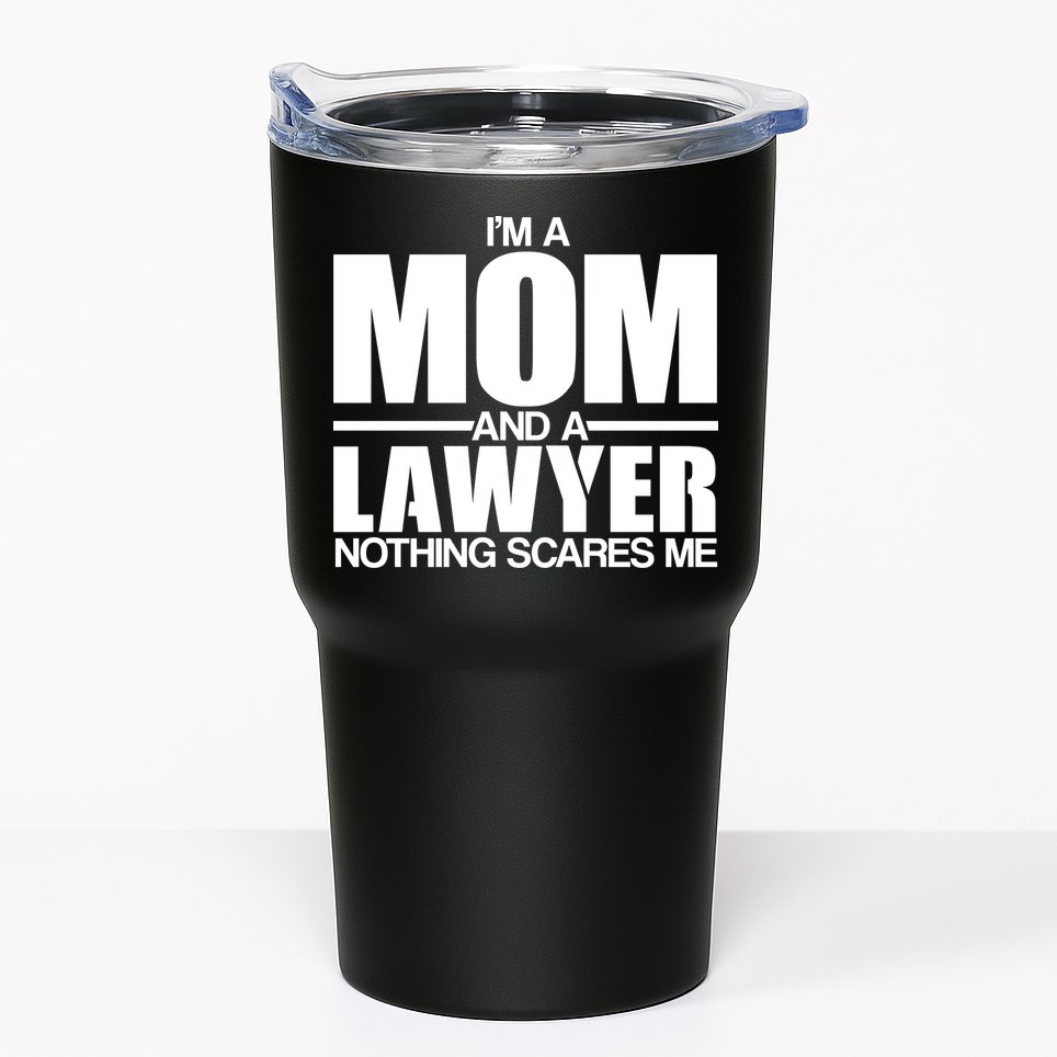 I'm A Mom And Layer Nothing Scares Me Tumbler