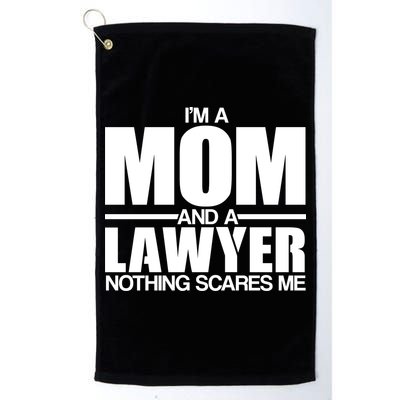 I'm A Mom And Layer Nothing Scares Me Golf Towel