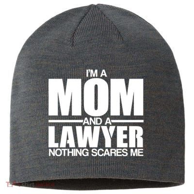 I'm A Mom And Layer Nothing Scares Me Sustainable Beanie