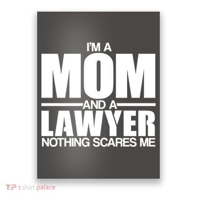 I'm A Mom And Layer Nothing Scares Me Poster