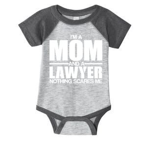 I'm A Mom And Layer Nothing Scares Me Infant Baby Jersey Bodysuit