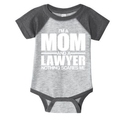 I'm A Mom And Layer Nothing Scares Me Infant Baby Jersey Bodysuit