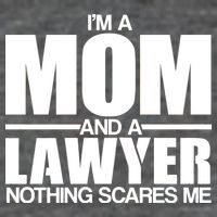 I'm A Mom And Layer Nothing Scares Me Women's V-Neck T-Shirt