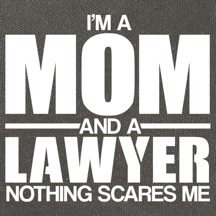 I'm A Mom And Layer Nothing Scares Me Cotton Canvas Backpack