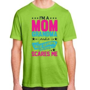 I'm A Mom Grandma And A Great Grandma Funny  Adult ChromaSoft Performance T-Shirt