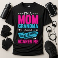 I'm A Mom Grandma And A Great Grandma Funny  Cooling Performance Crew T-Shirt