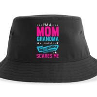 I'm A Mom Grandma And A Great Grandma Funny  Sustainable Bucket Hat