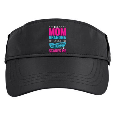 I'm A Mom Grandma And A Great Grandma Funny  Adult Drive Performance Visor