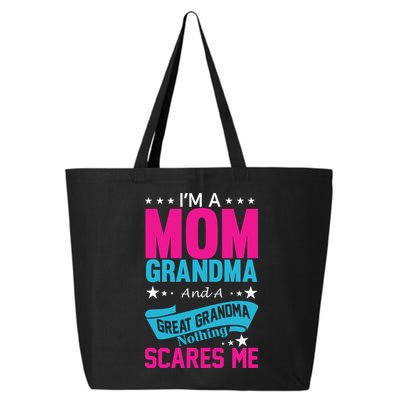 I'm A Mom Grandma And A Great Grandma Funny  25L Jumbo Tote