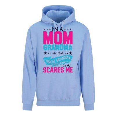 I'm A Mom Grandma And A Great Grandma Funny  Unisex Surf Hoodie