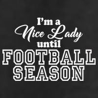 I'm A Nice Lady Until Football Season 11oz C Handle Ceramic Mug