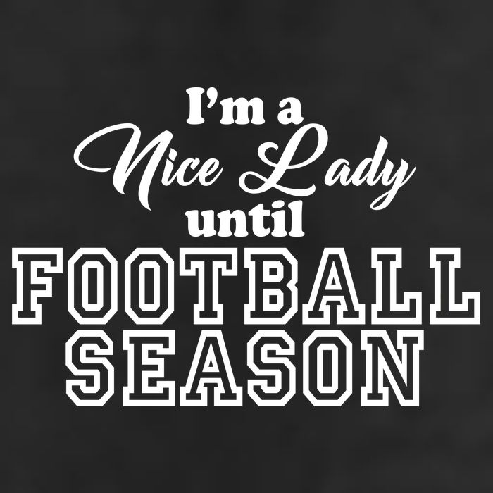 I'm A Nice Lady Until Football Season 11oz C Handle Ceramic Mug