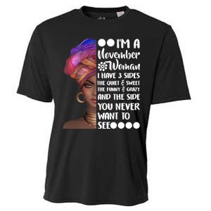 I'm A November Woman Cute Birthday Cooling Performance Crew T-Shirt