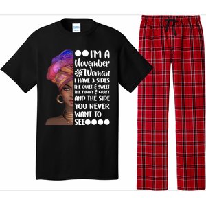 I'm A November Woman Cute Birthday Pajama Set