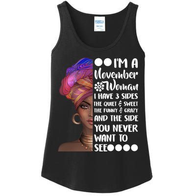 I'm A November Woman Cute Birthday Ladies Essential Tank