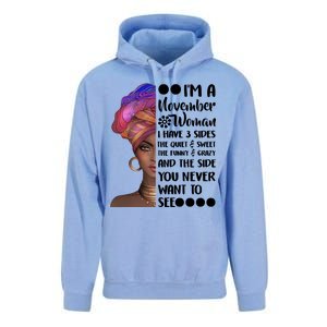 I'm A November Woman Cute Birthday Unisex Surf Hoodie