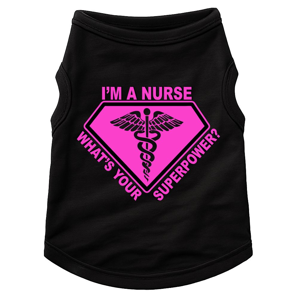 I'm A Nurse What's Your Superpower Doggie Tank