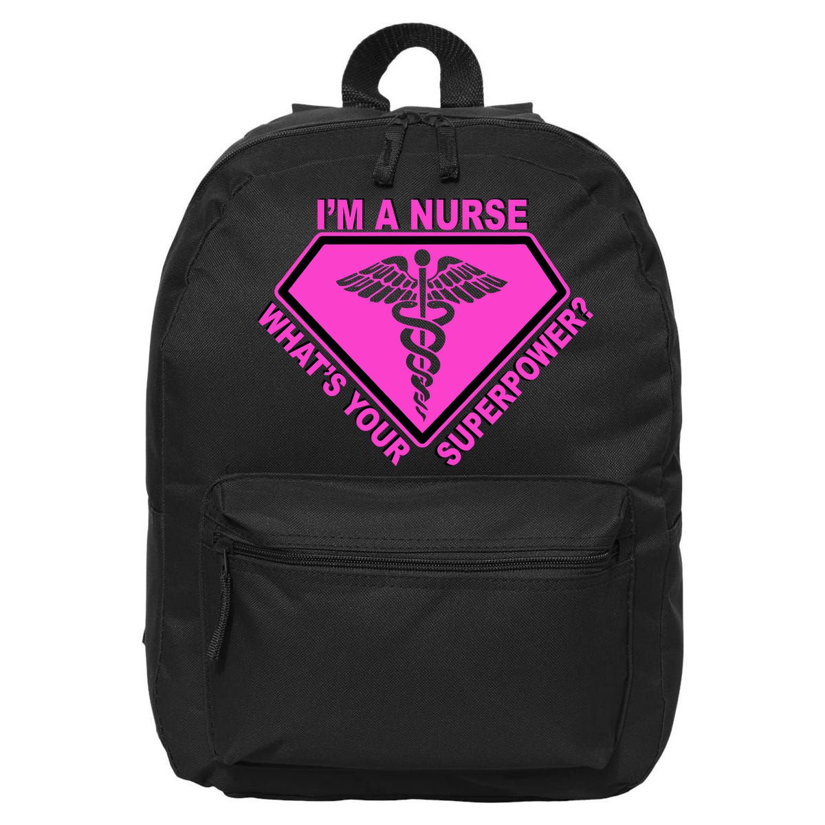 I'm A Nurse What's Your Superpower 16 in Basic Backpack